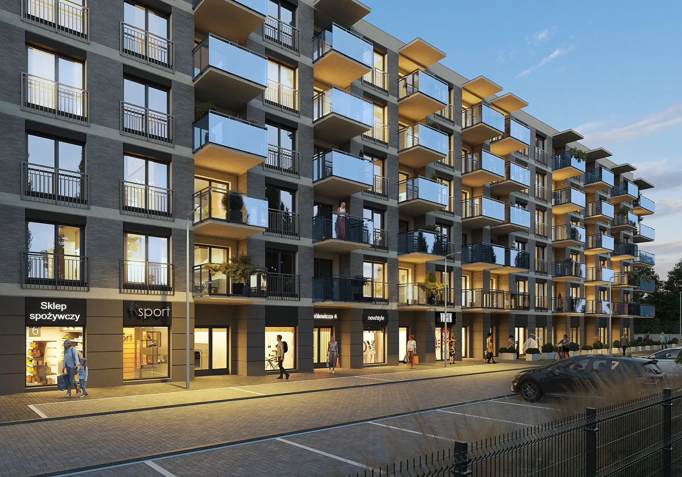 Kazimierza Królewicza — Szczecin — wizualizacja 3