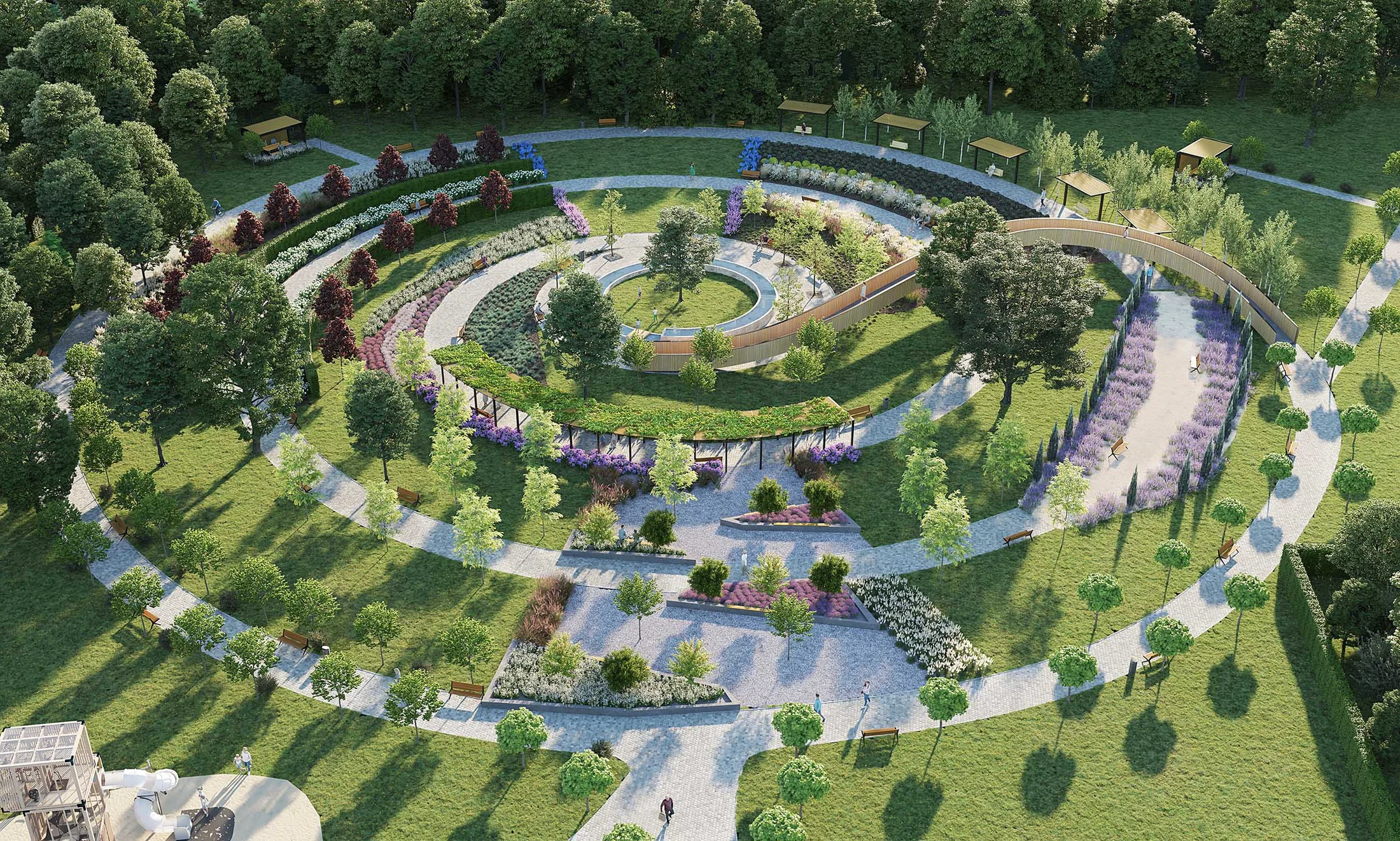 Knurów Planty — wizualizacja 2
