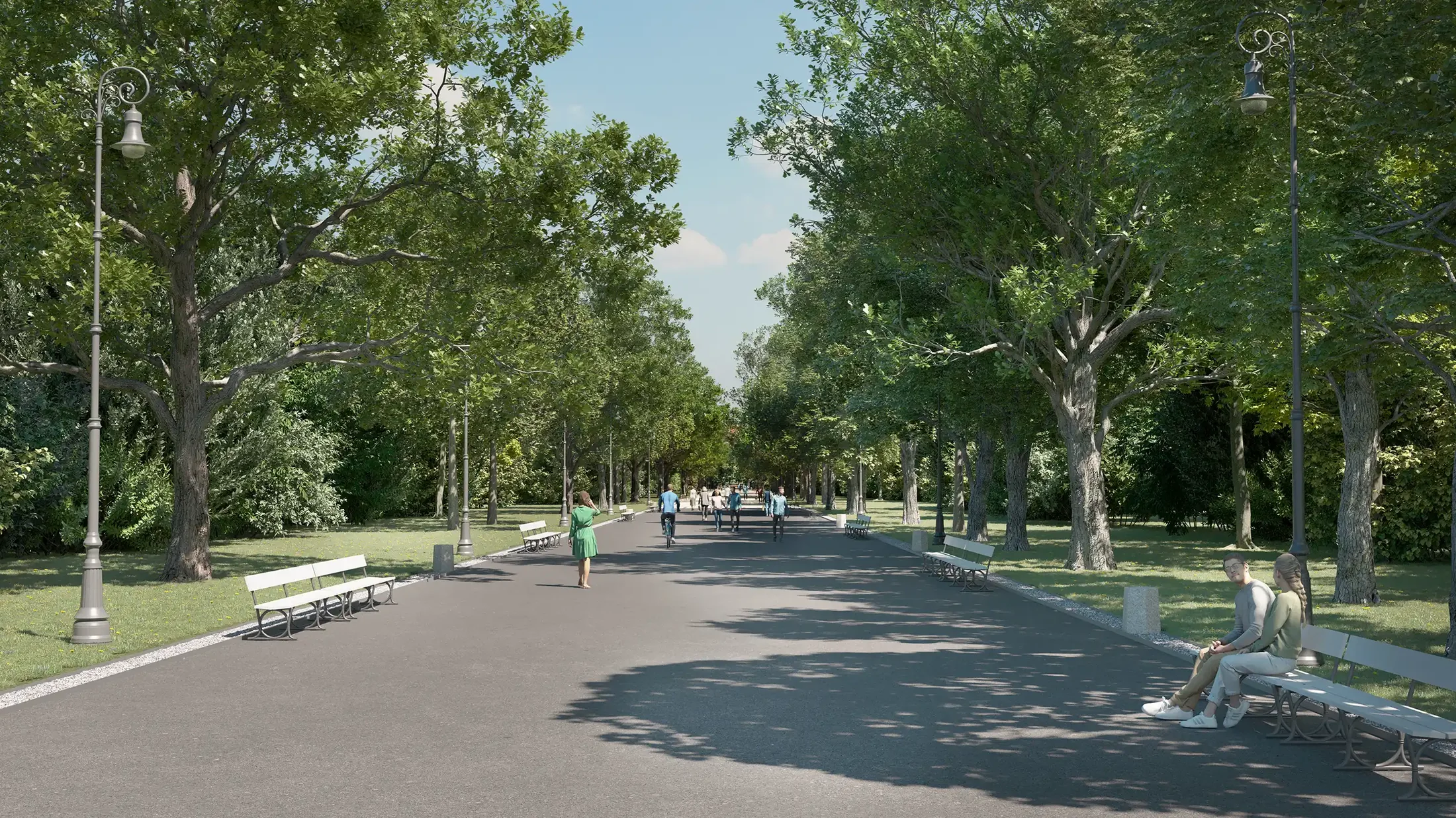 Park Skaryszewski — Warszawa — wizualizacja 2