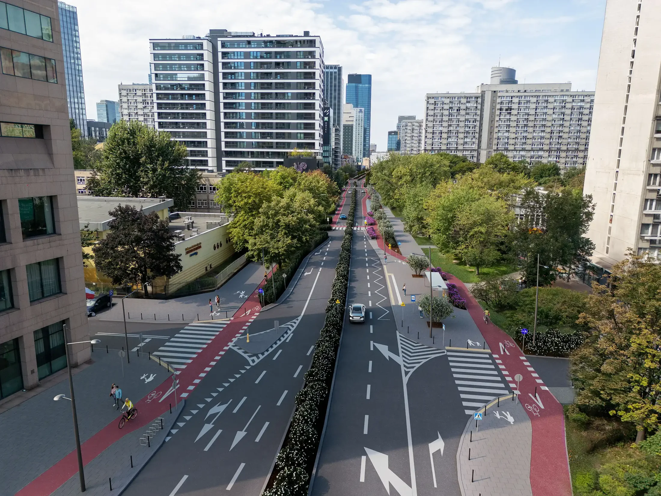 Warszawa Grzybowska — wizualizacja 2