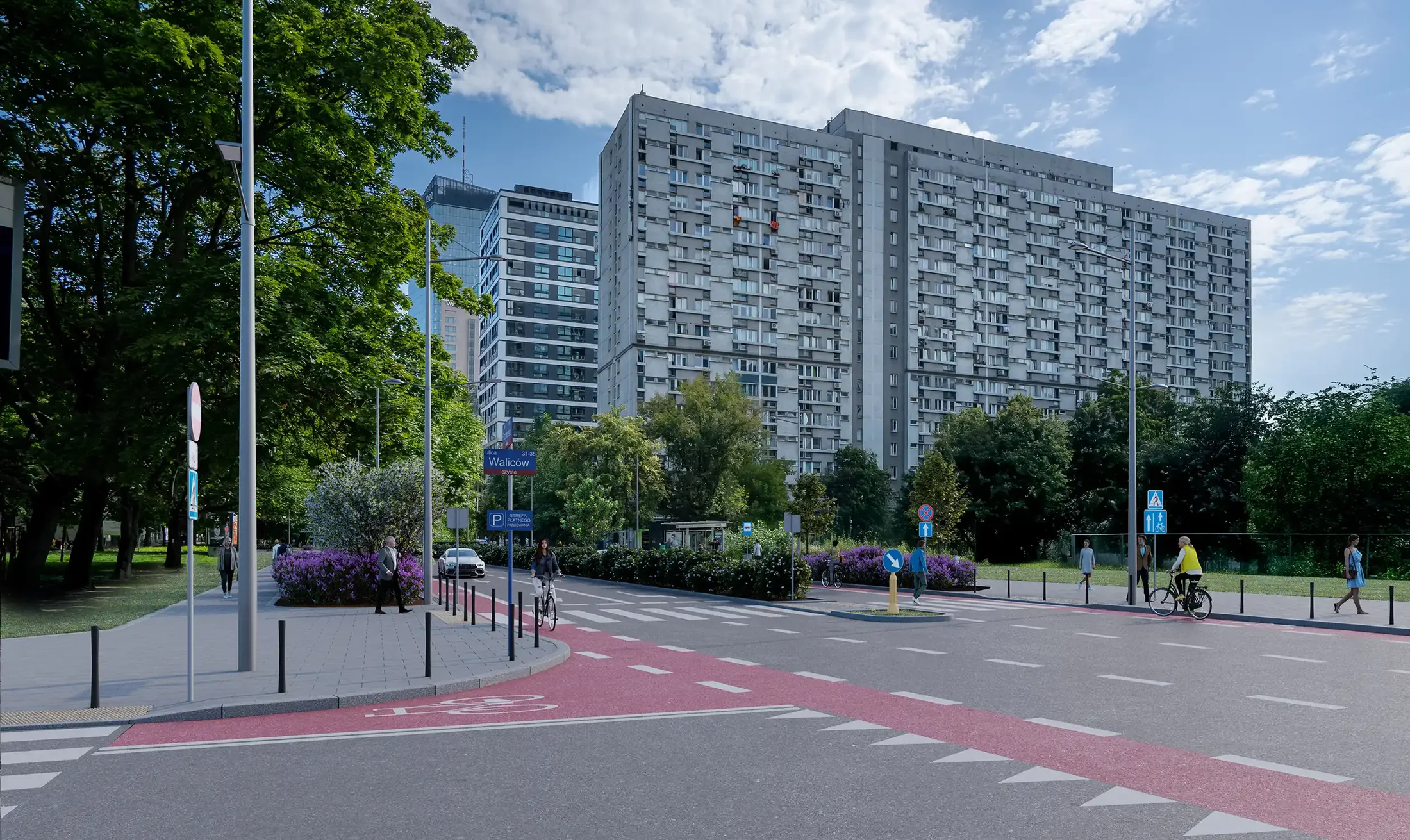 Warszawa Grzybowska — wizualizacja 4