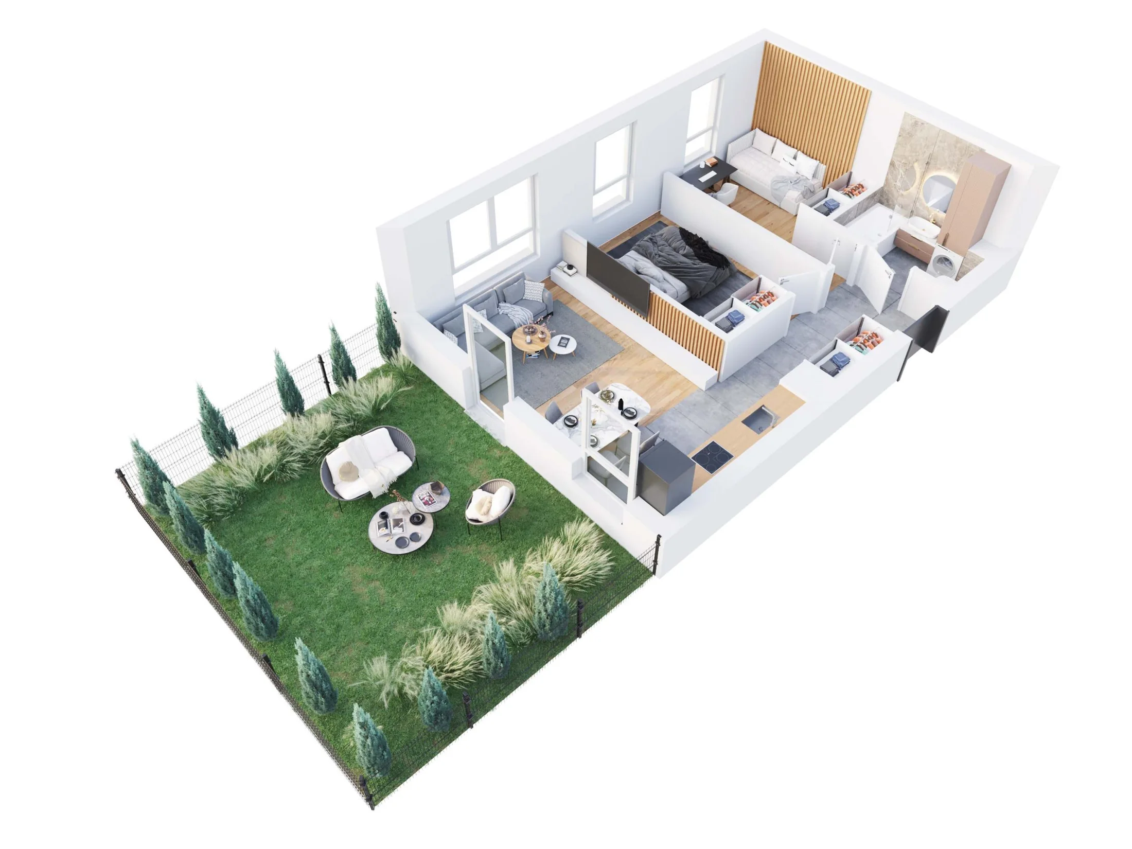 Fotorealistyczny rzut pomieszczeń 3D