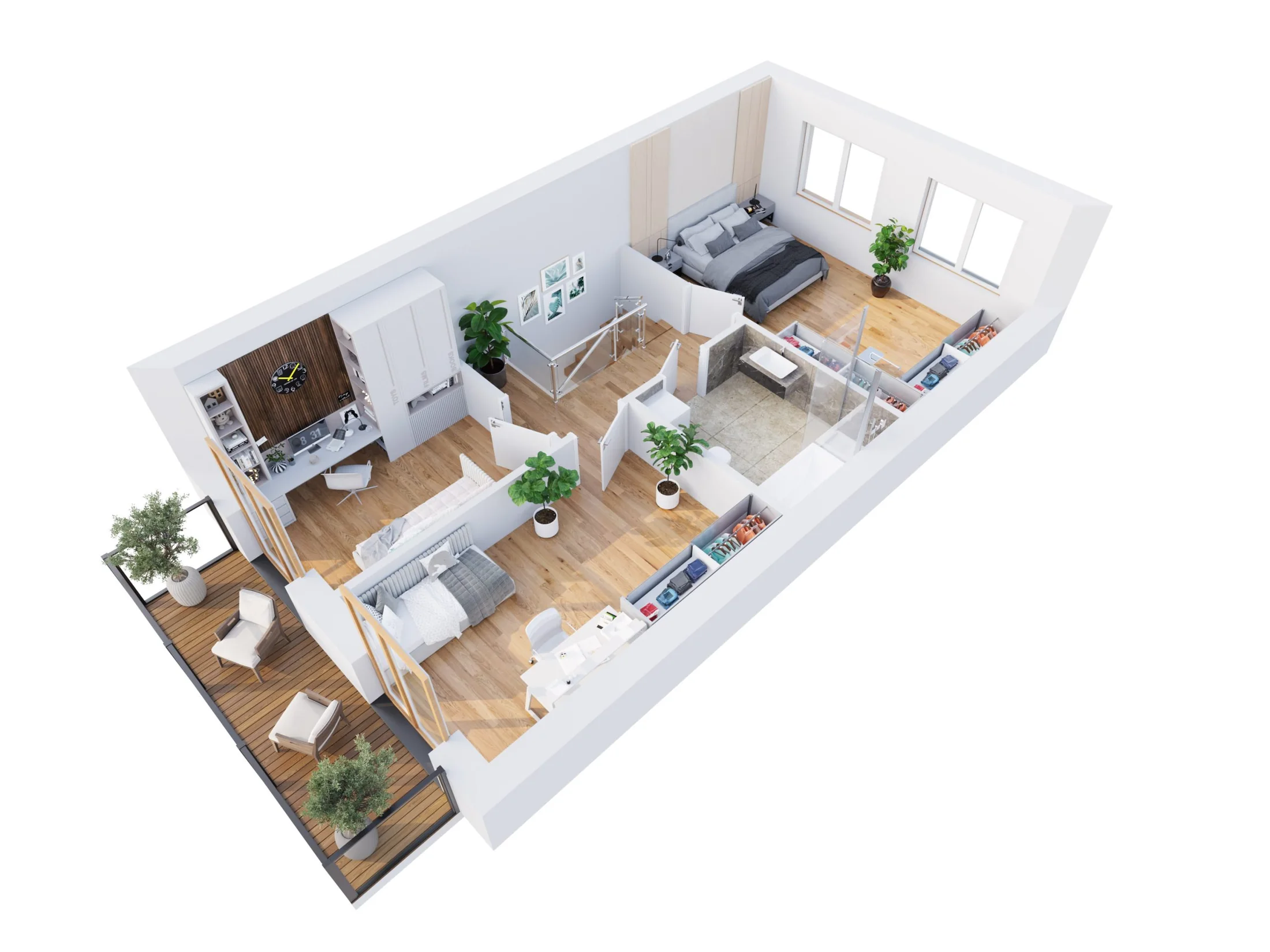Rzuty 3D — wizualizacja 11